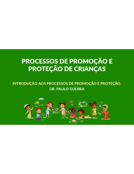Módulo I – Introdução aos Processos de Promoção e Proteção