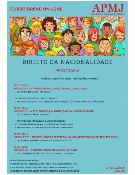 CURSO DIREITO DA NACIONALIDADE