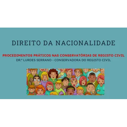 Módulo III – Procedimentos Práticos nas Conservatórias de Registo Civil
