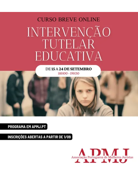 Módulos Curso Breve Online sobre Intervenção Tutelar Educativa