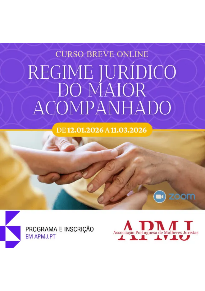 Blocos Curso Breve Online - Regime Jurídico do Maior Acompanhado