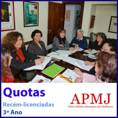 Quotas Recém-licenciadas 3º Ano