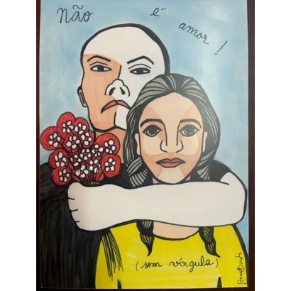 Pintura sobre Cartolina